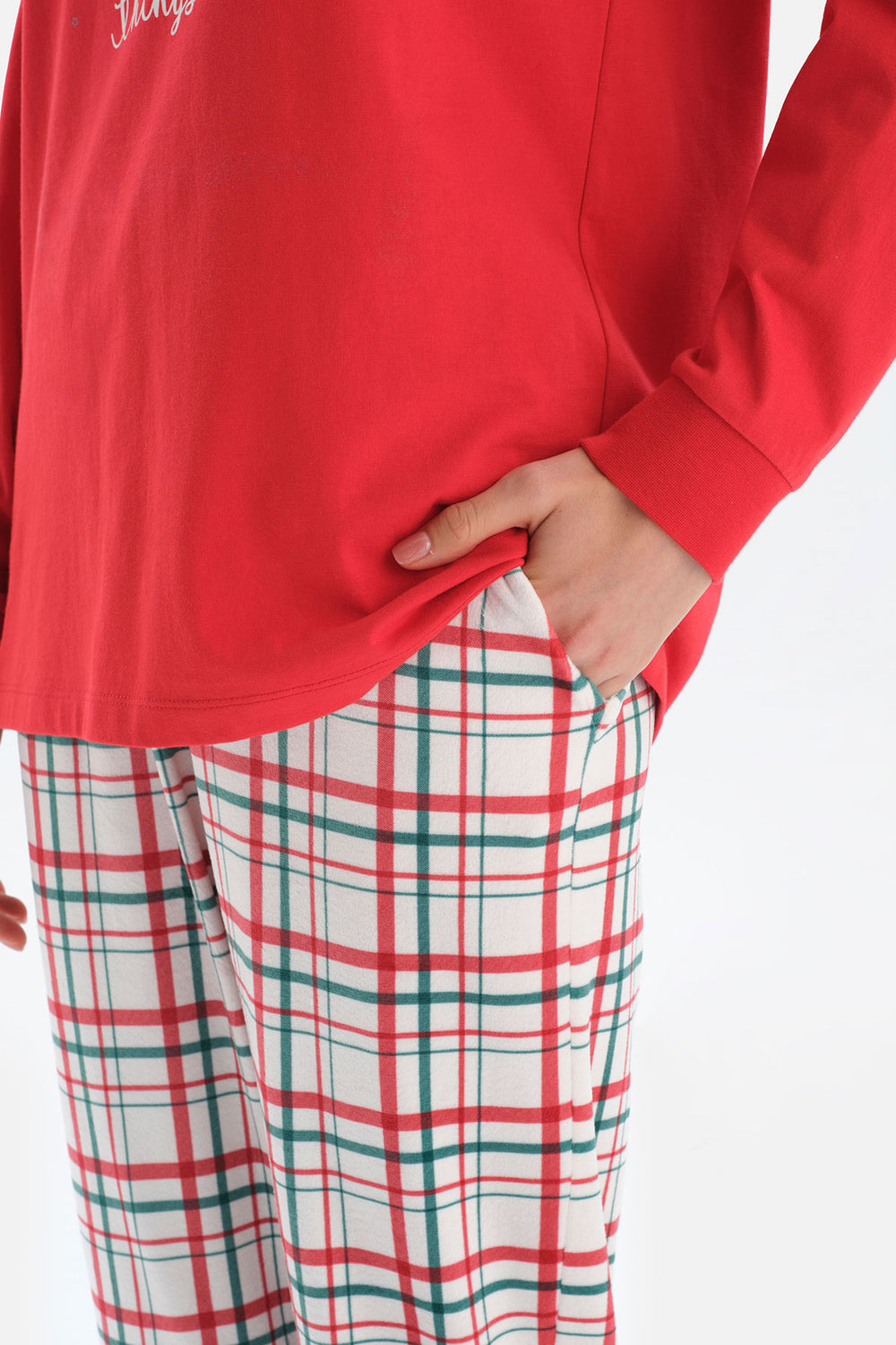 RED PYJAMA SET