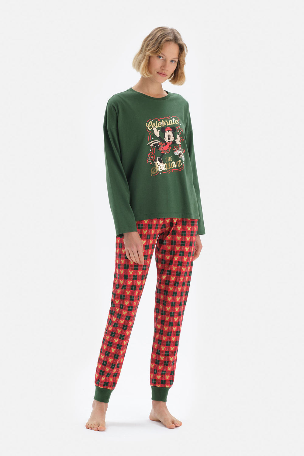 GREEN PYJAMA SET