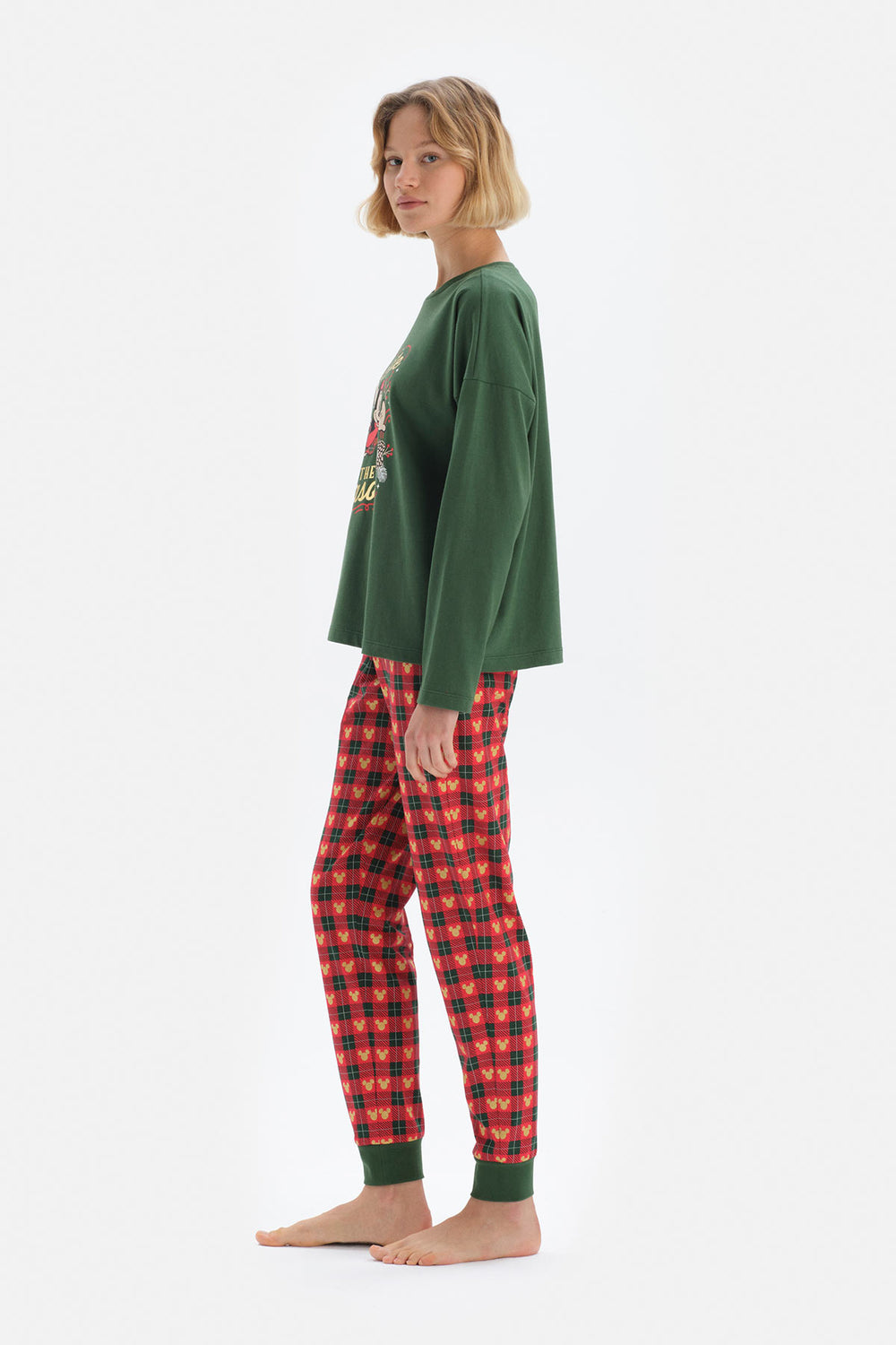 GREEN PYJAMA SET