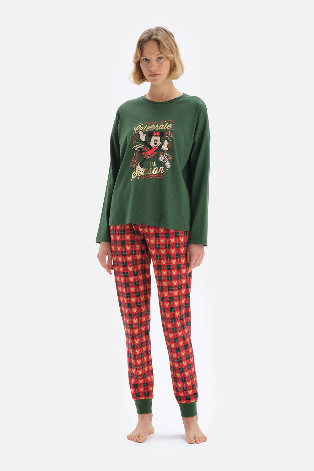 GREEN PYJAMA SET
