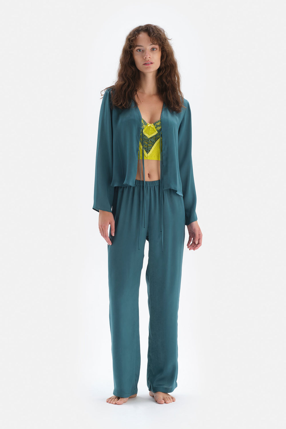 TEAL PYJAMA SET