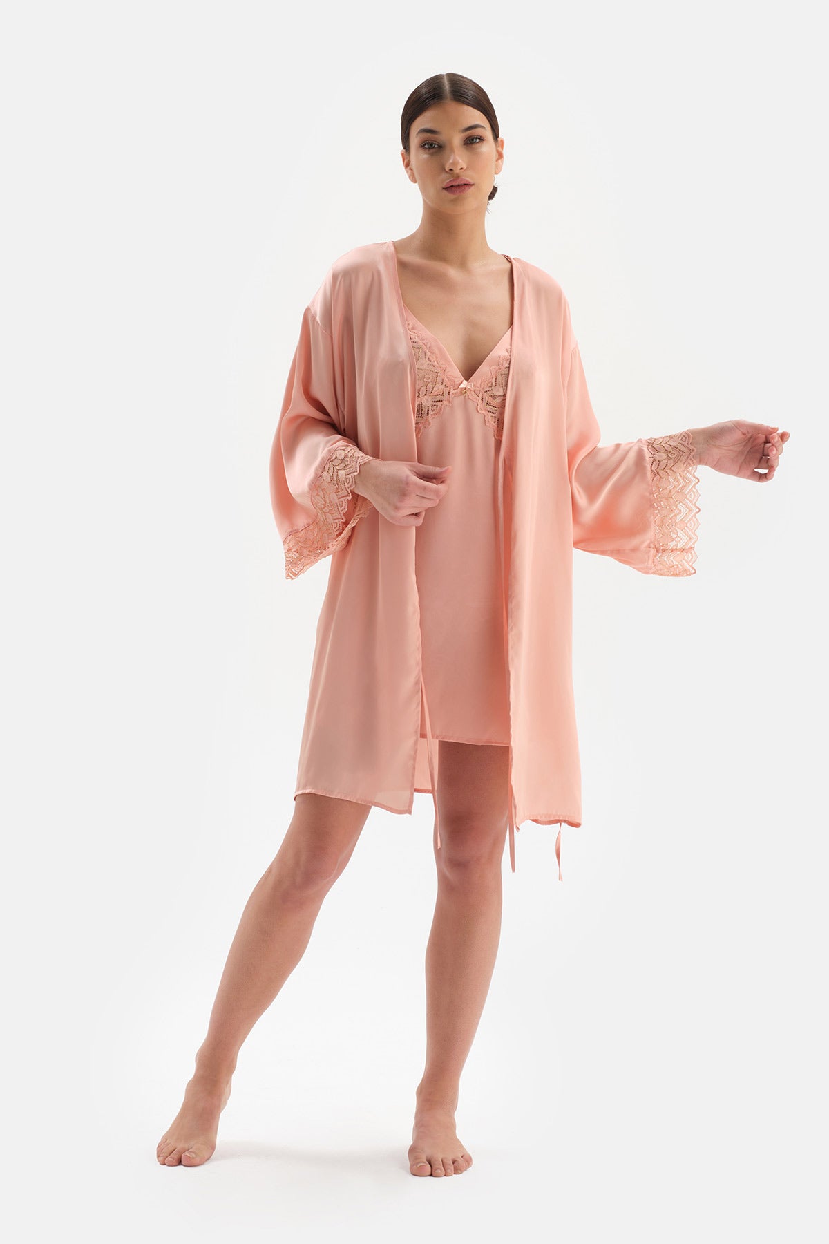 SALMON ROBE