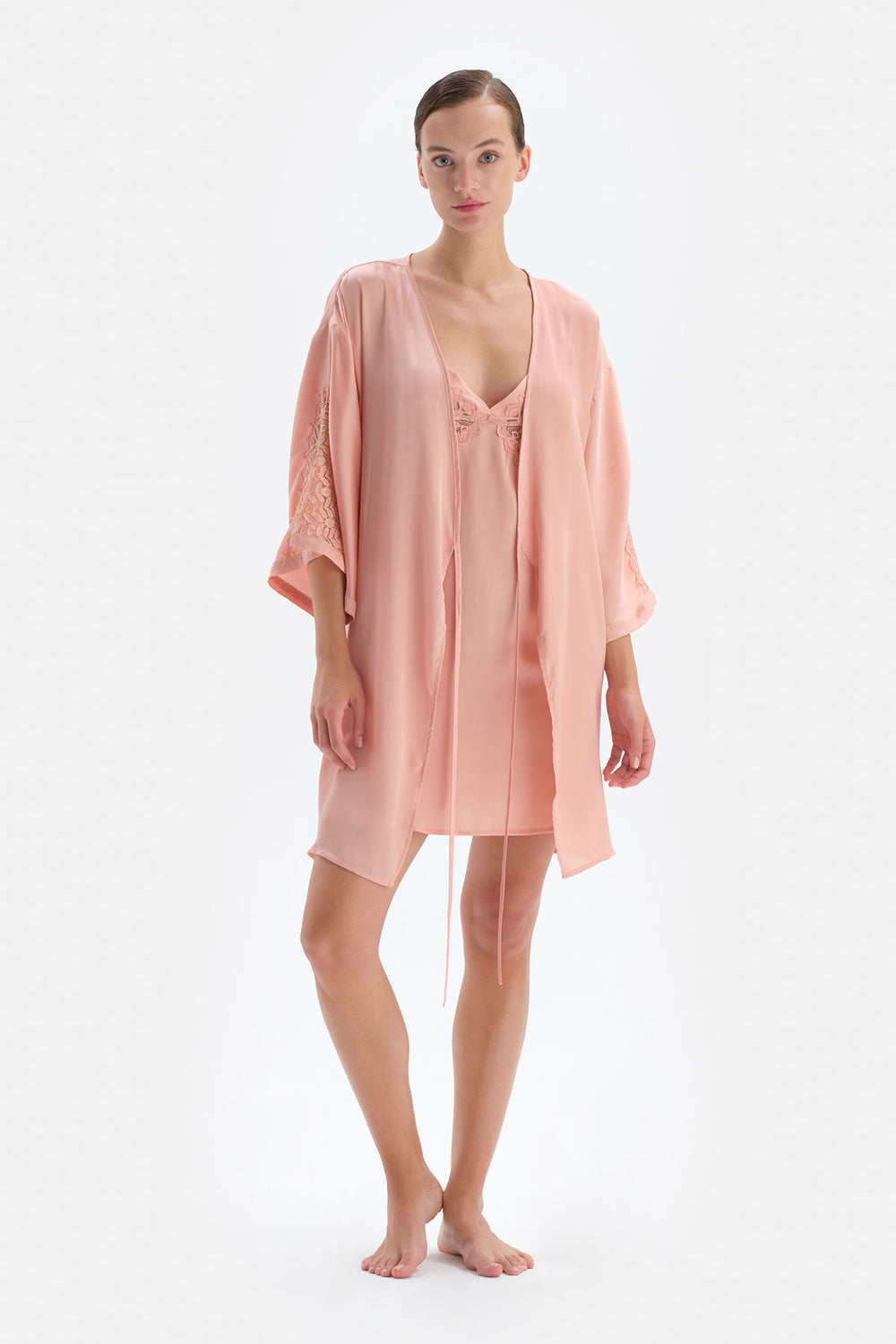 SALMON ROBE