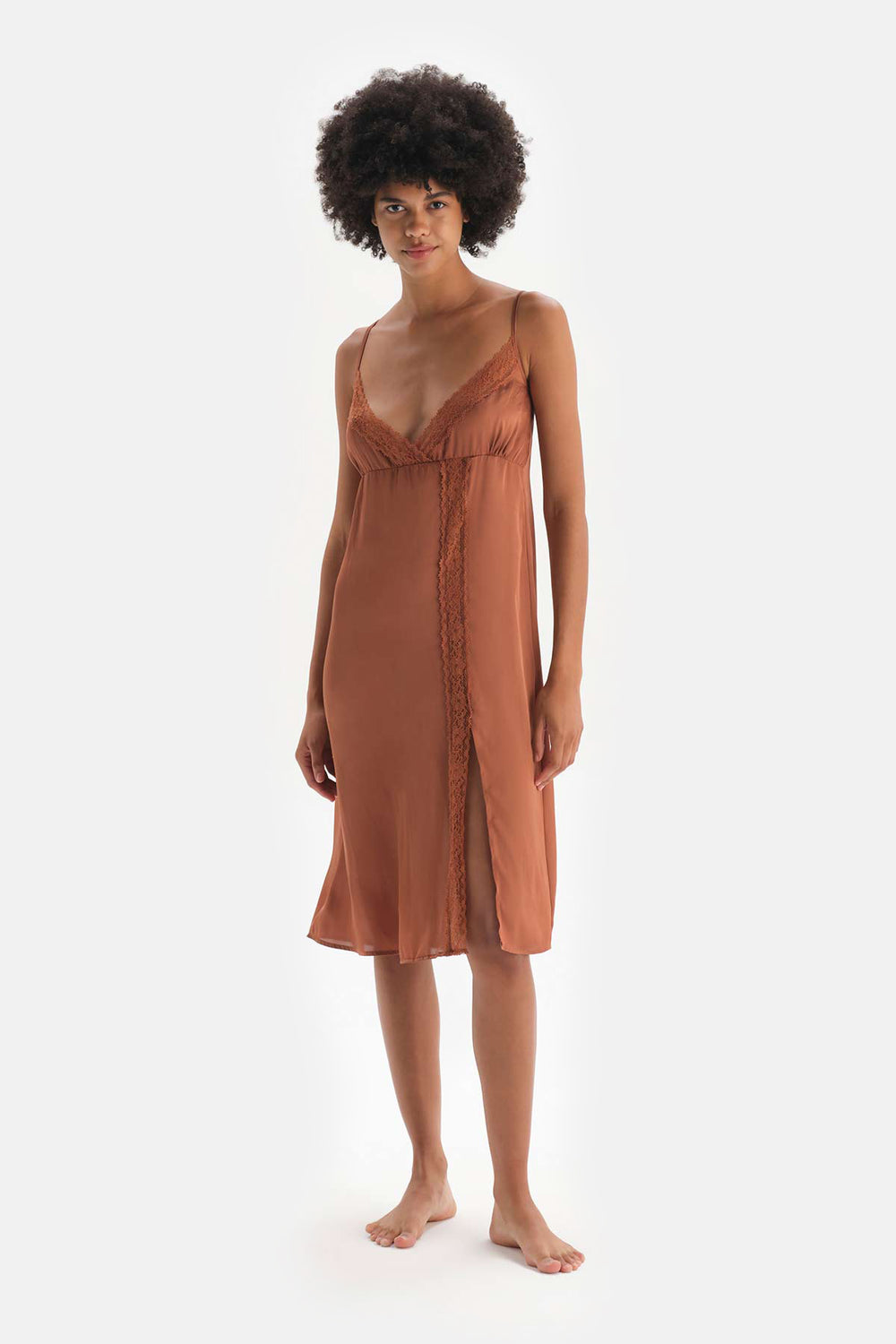 BROWN NIGHTIE