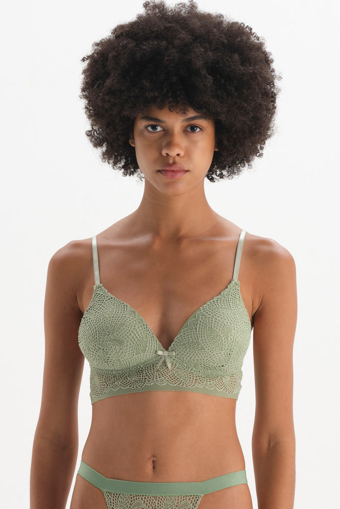 GREEN BRALETTE