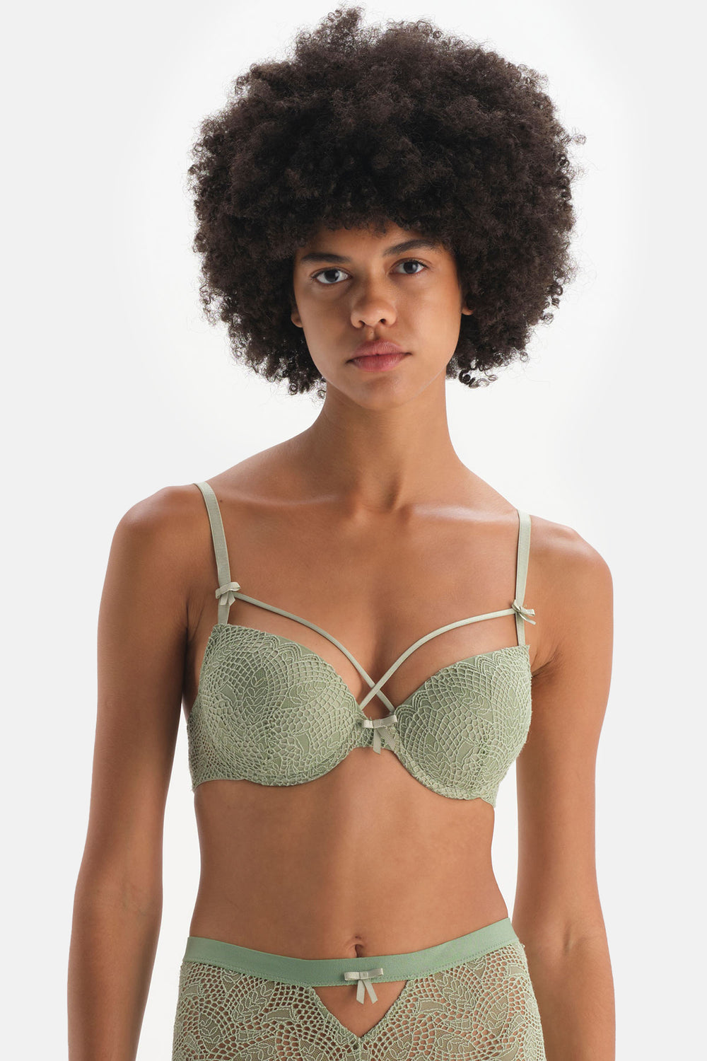 GREEN BRALETTE