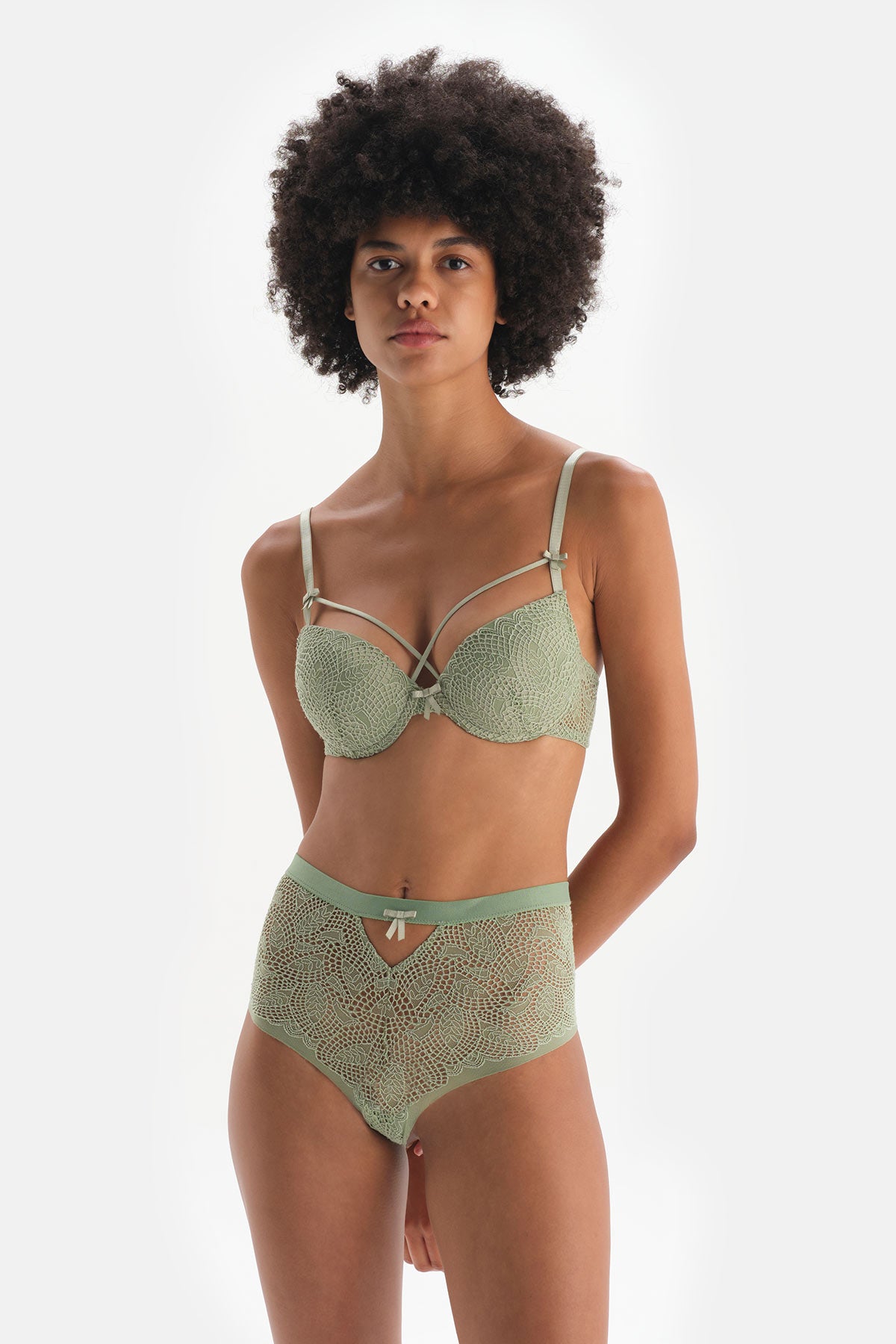 GREEN BRALETTE