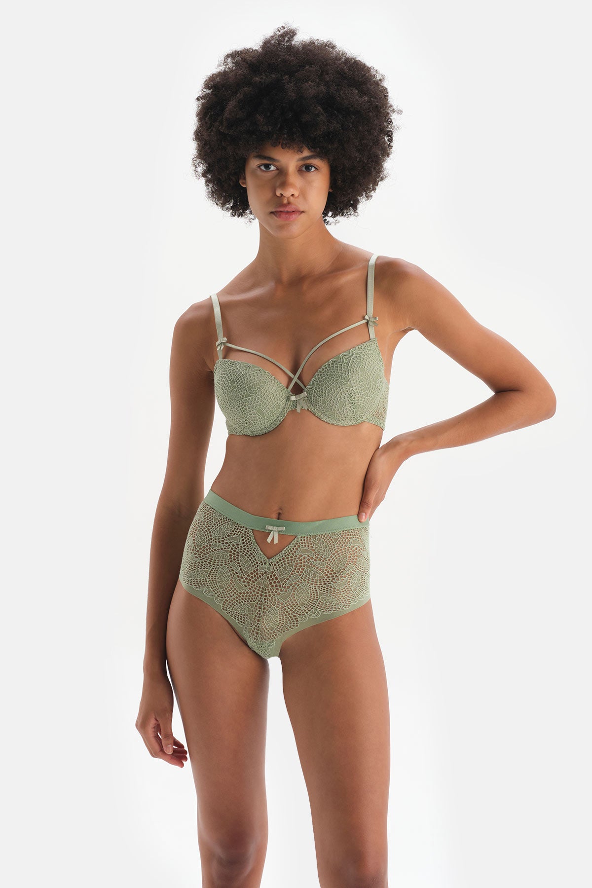 GREEN BRALETTE