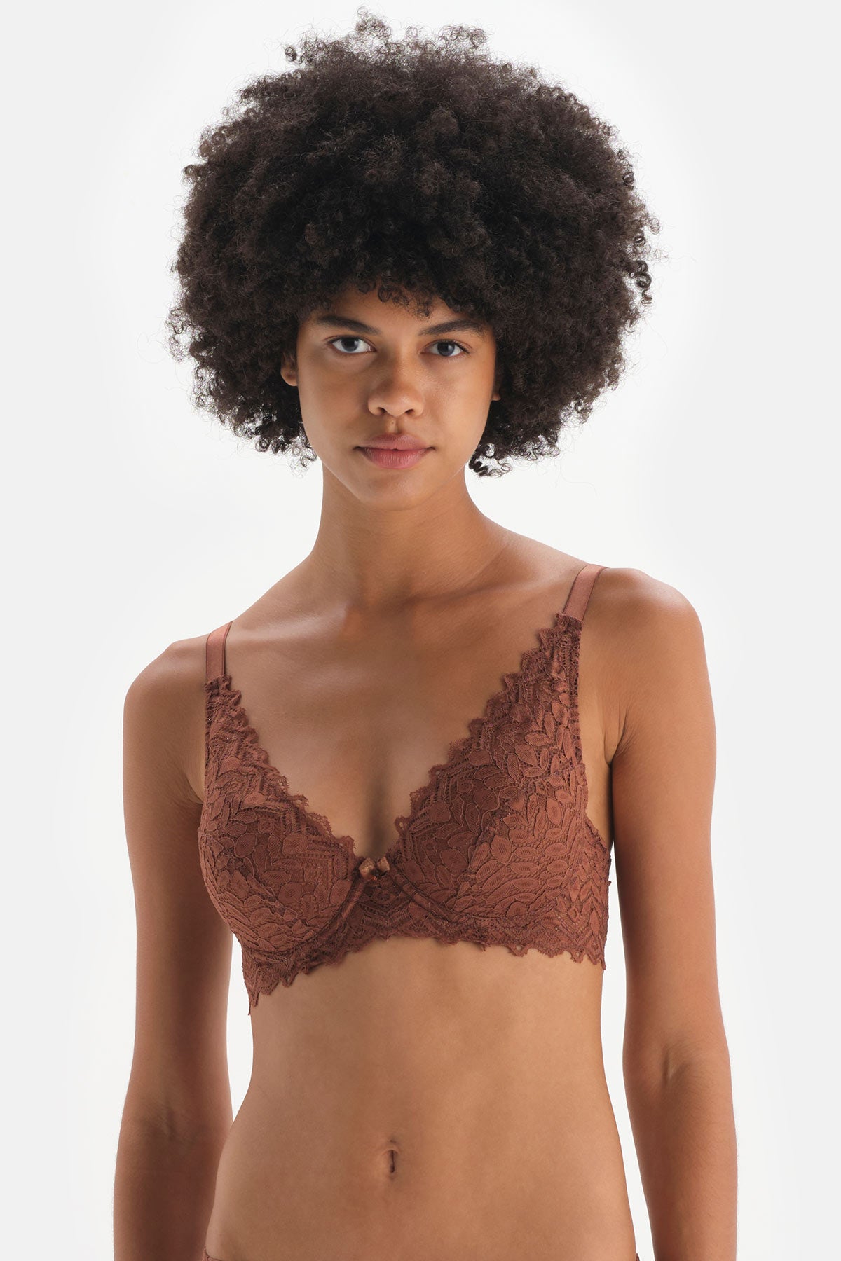 BROWN BRALETTE