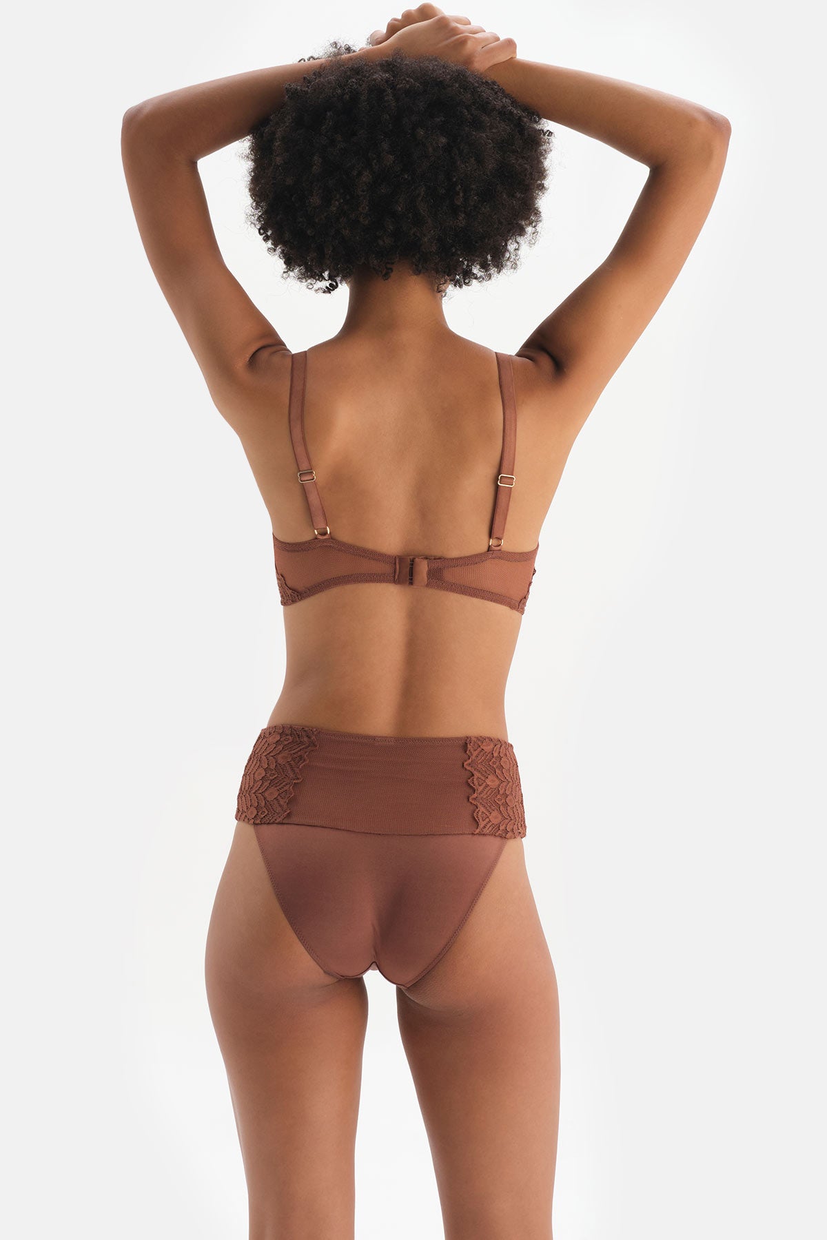 BROWN BRA