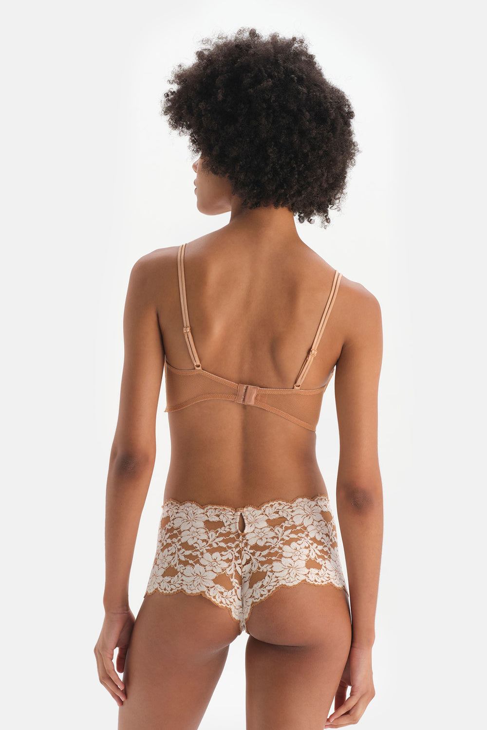 BROWN BRA