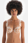 BROWN BRA