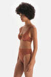 BROWN BRA