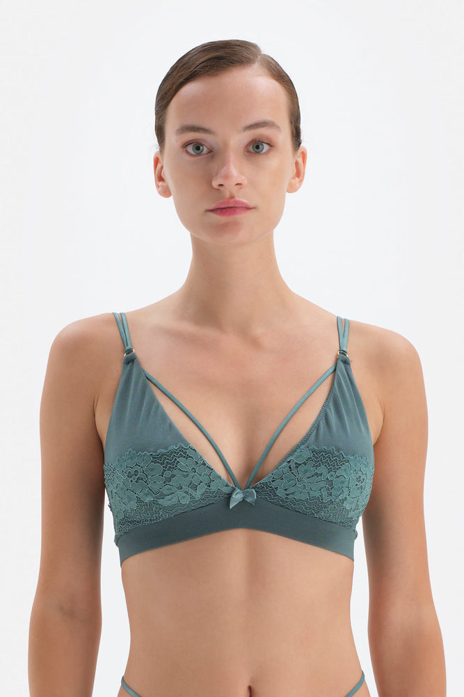 GREEN BRA