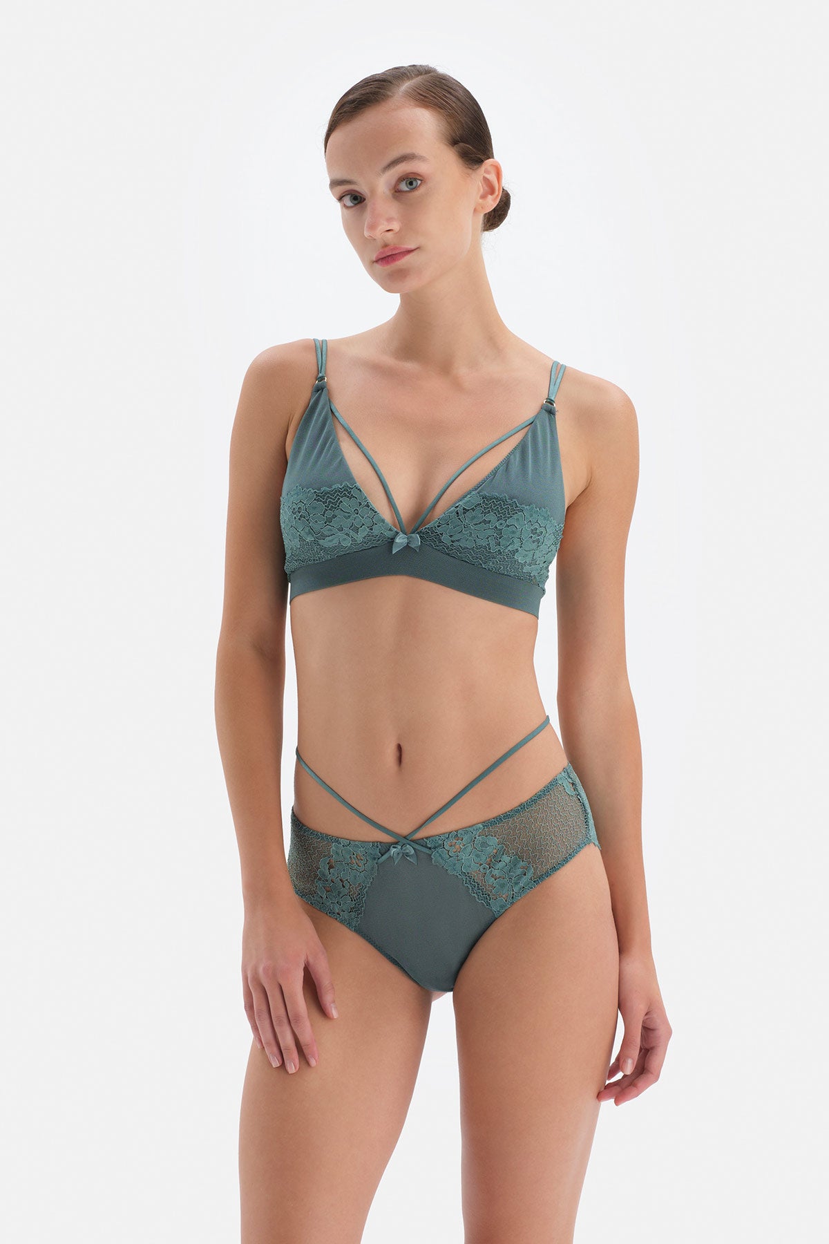 GREEN BRA