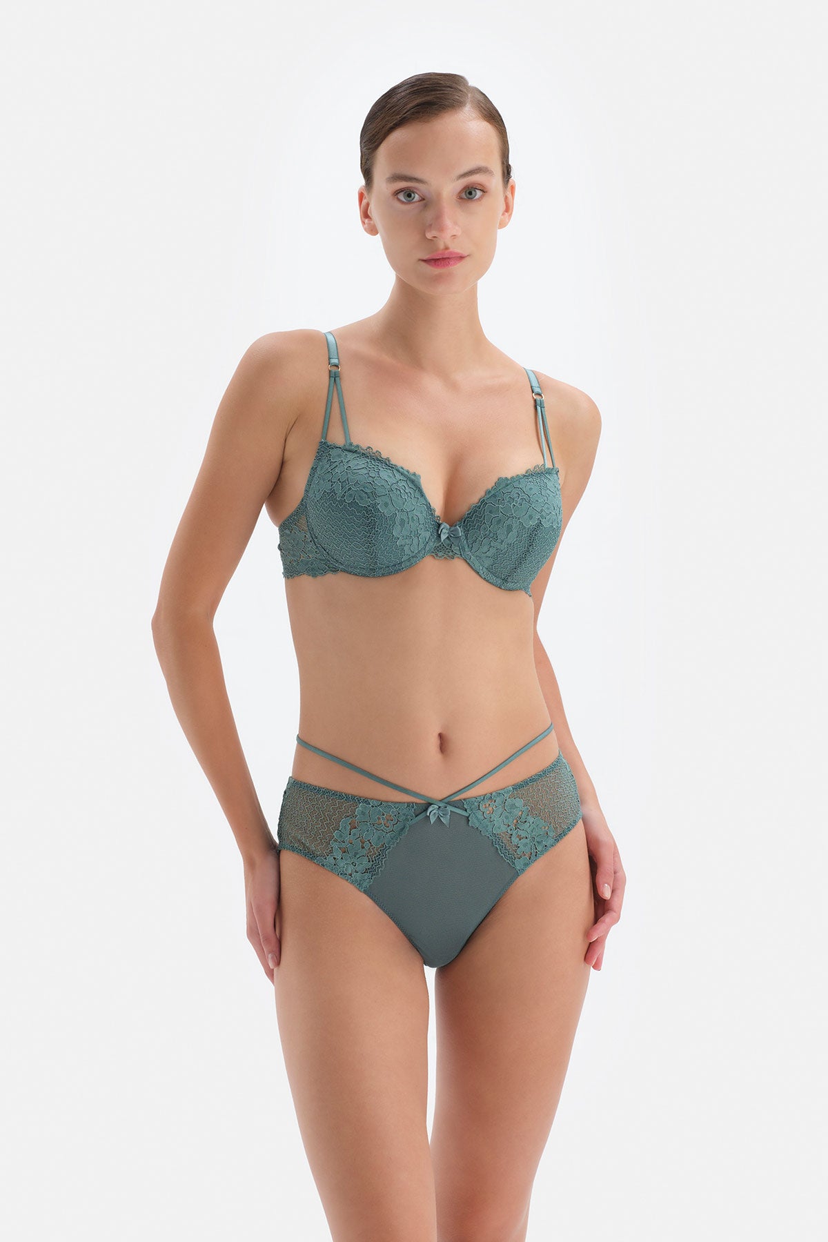 GREEN BRA