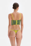 GREEN BUSTIER