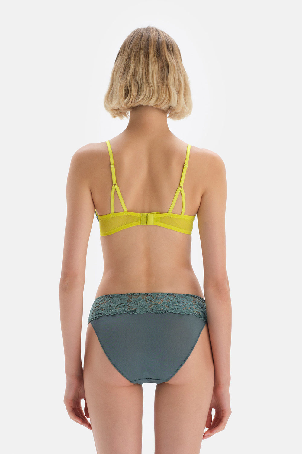 GREEN BRA
