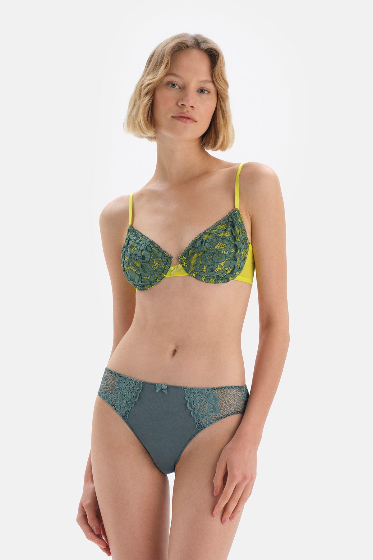 GREEN BRA
