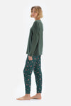 GREEN PYJAMA BOTTOM