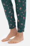 GREEN PYJAMA BOTTOM