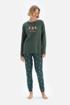 GREEN PYJAMA BOTTOM