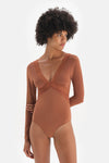 BROWN BODYSUIT