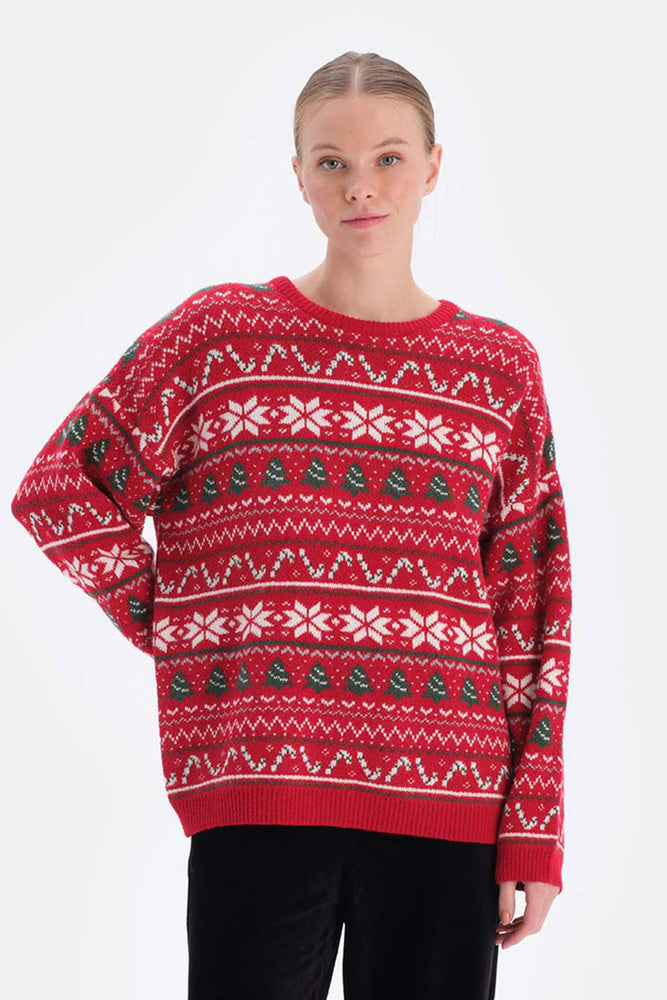 RED PULLOVER