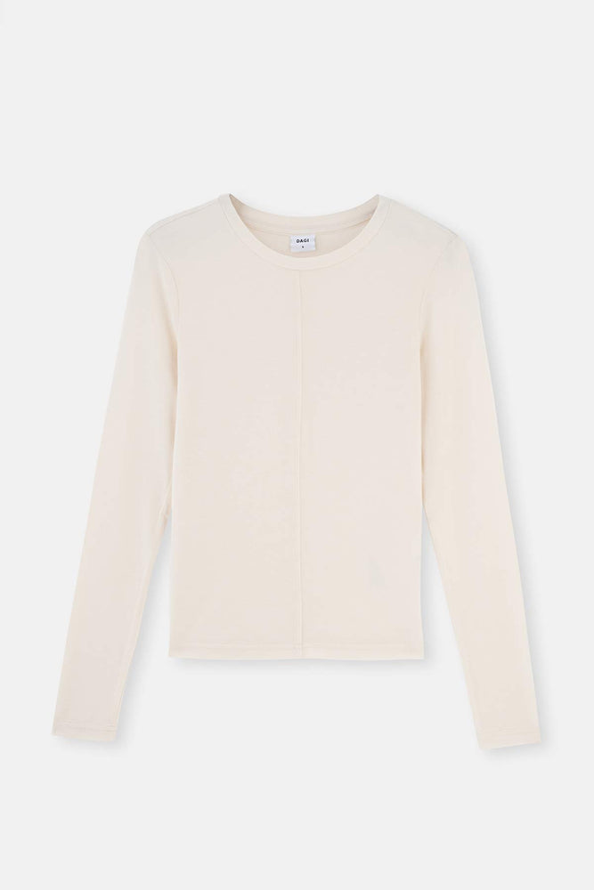 Stone LONG SLEEVE BASIC T-SHIRT