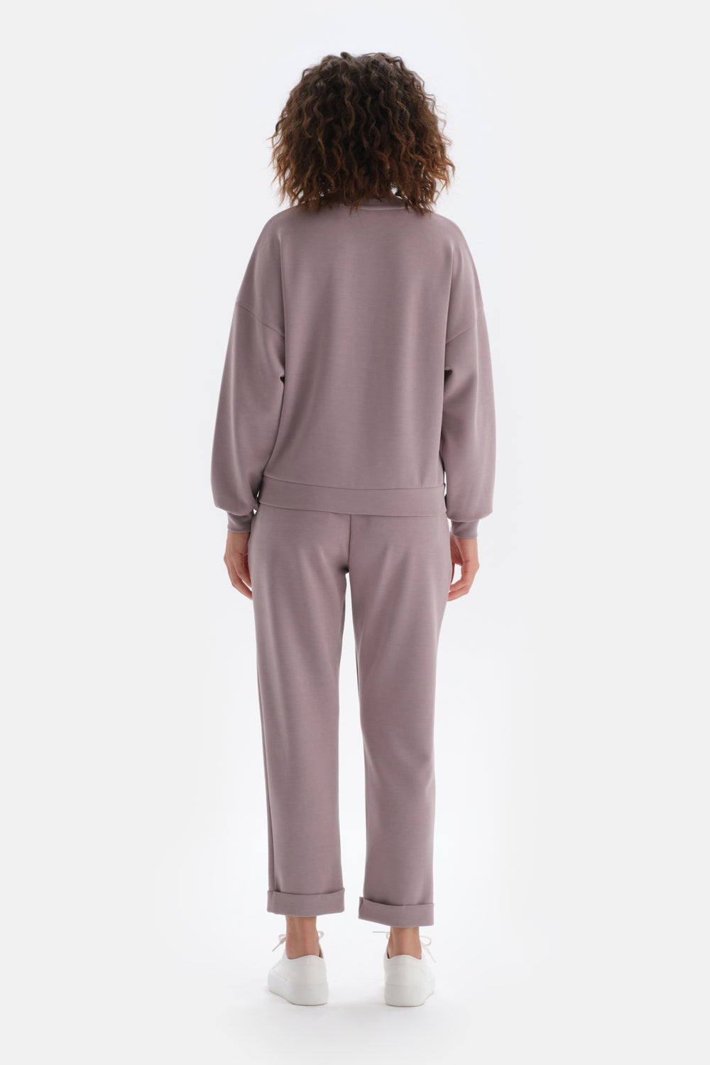Light Lilac RIBBED TRACKSUIT