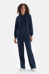 Indigo WIDE LEG TRACKSUIT BOTTOM