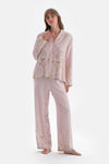 Light Lilac PRINTED WOVEN TROUSERS