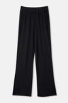 Black WIDE LEG TRACKSUIT BOTTOM