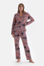 MULTICOLOR PATTERNED SHIRT TROUSERS PAJAMAS SUIT