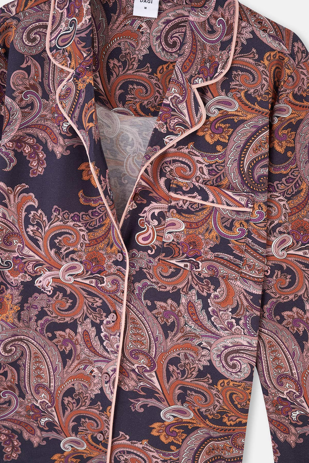 MULTICOLOR PATTERNED SHIRT TROUSERS PAJAMAS SUIT