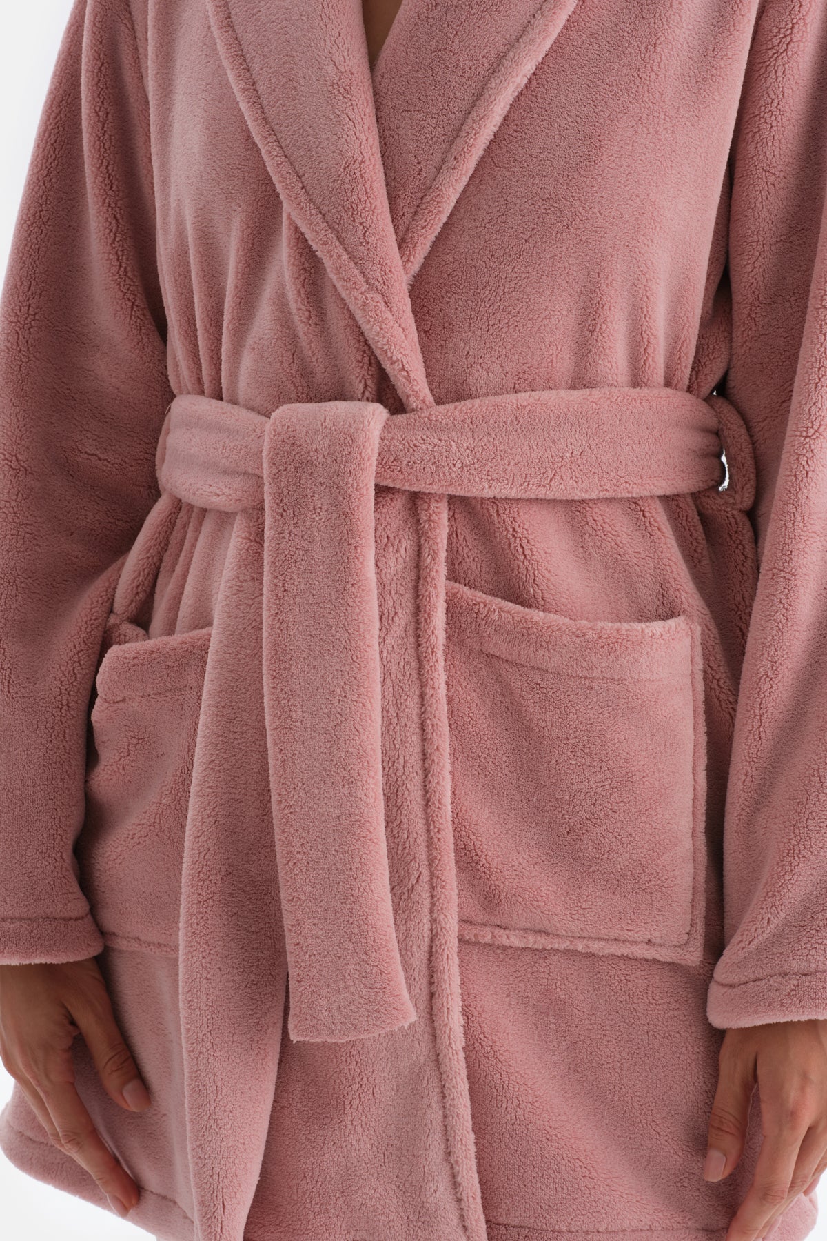 Pink EMBROIDERY DETAILED VELVET CLOTHING