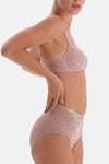 Soft Pembe Soft Dantel Push-Up Sütyen