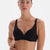 Black LACE AND ACCESSORY DETAILED FILLED BRA