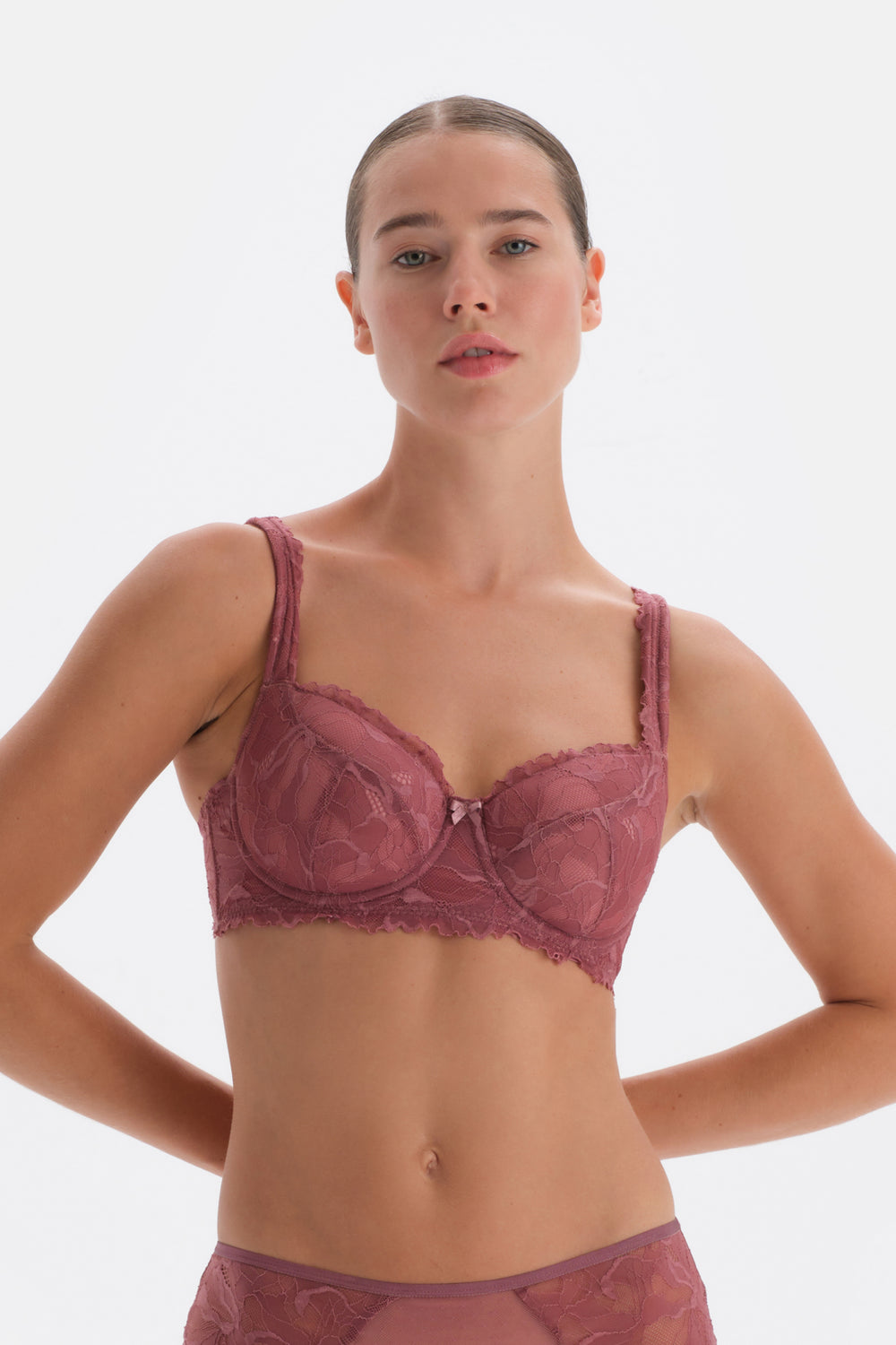Dusty Rose DRAWING CONCRETE BRA