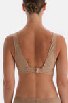 Tan LACE DETAILED PREMIUM BASIC SOFT BRA