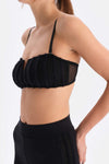 Black BUSTIER