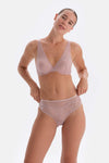 Soft Pembe Soft Dantel Detaylı Brief Külot
