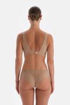 Tan LACE DETAILED PREMIUM BASIC HIPSTER