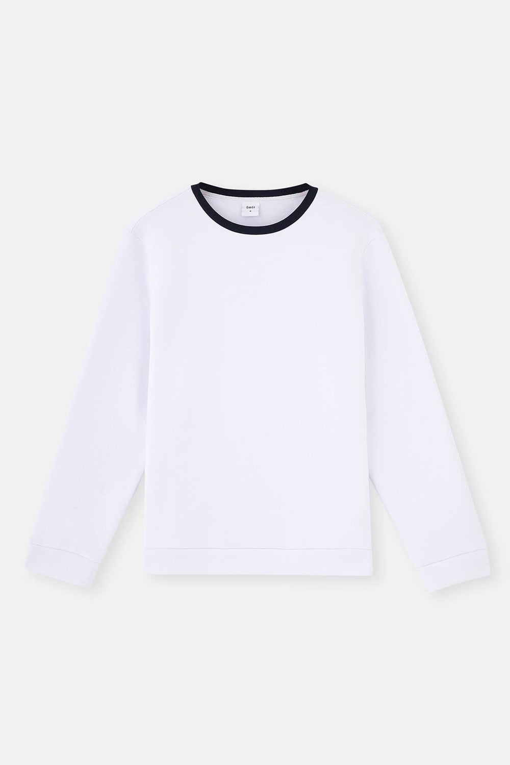 Beyaz Uzun Kollu Sweatshirt Pijama Üstü