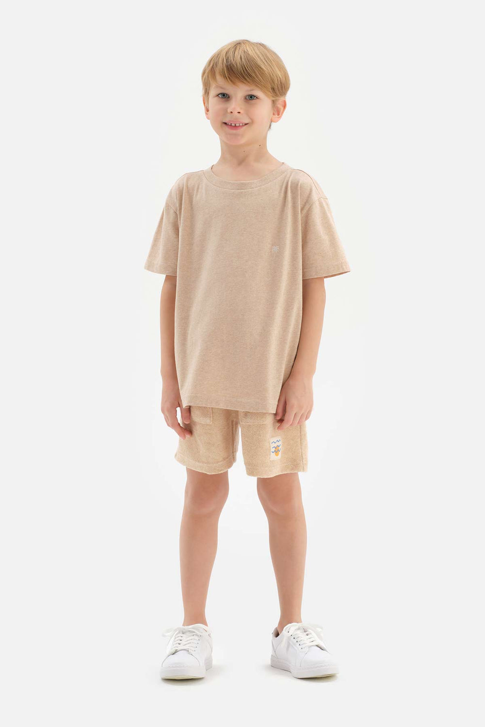 BROWN NATURAL COLORED LOCAL COTTON UNISEX T-SHIRT