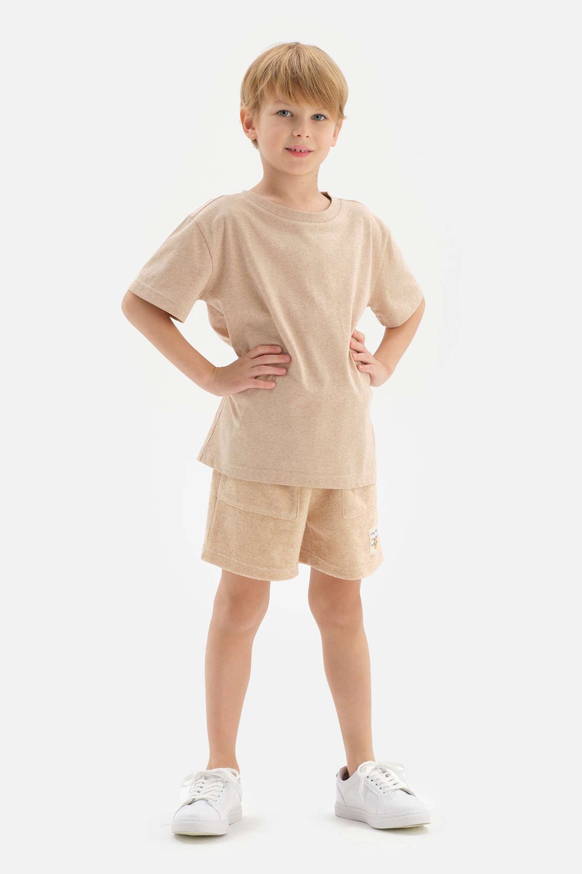 BROWN NATURAL COLORED LOCAL COTTON UNISEX T-SHIRT