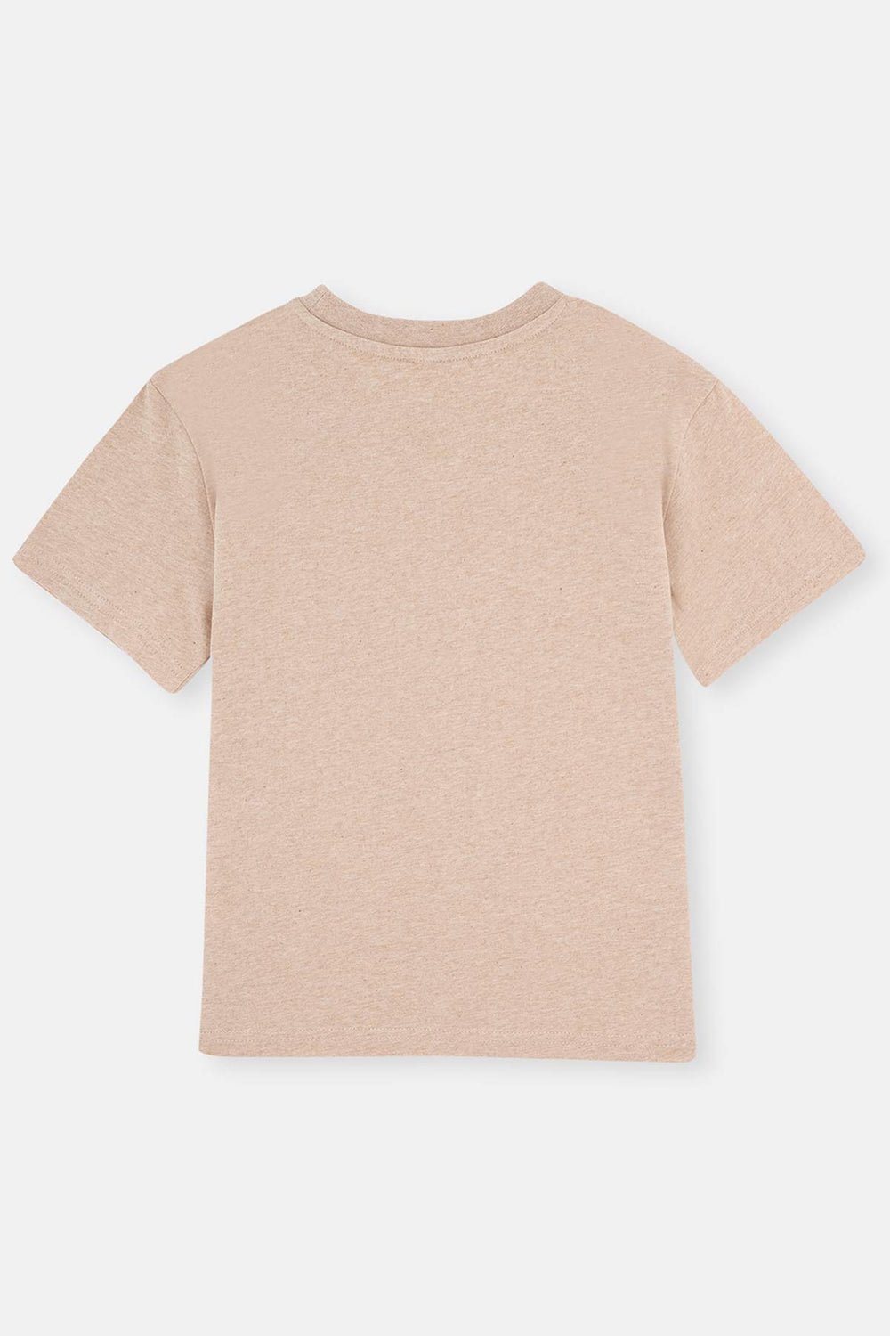 BROWN NATURAL COLORED LOCAL COTTON UNISEX T-SHIRT