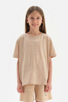 BROWN NATURAL COLORED LOCAL COTTON UNISEX T-SHIRT