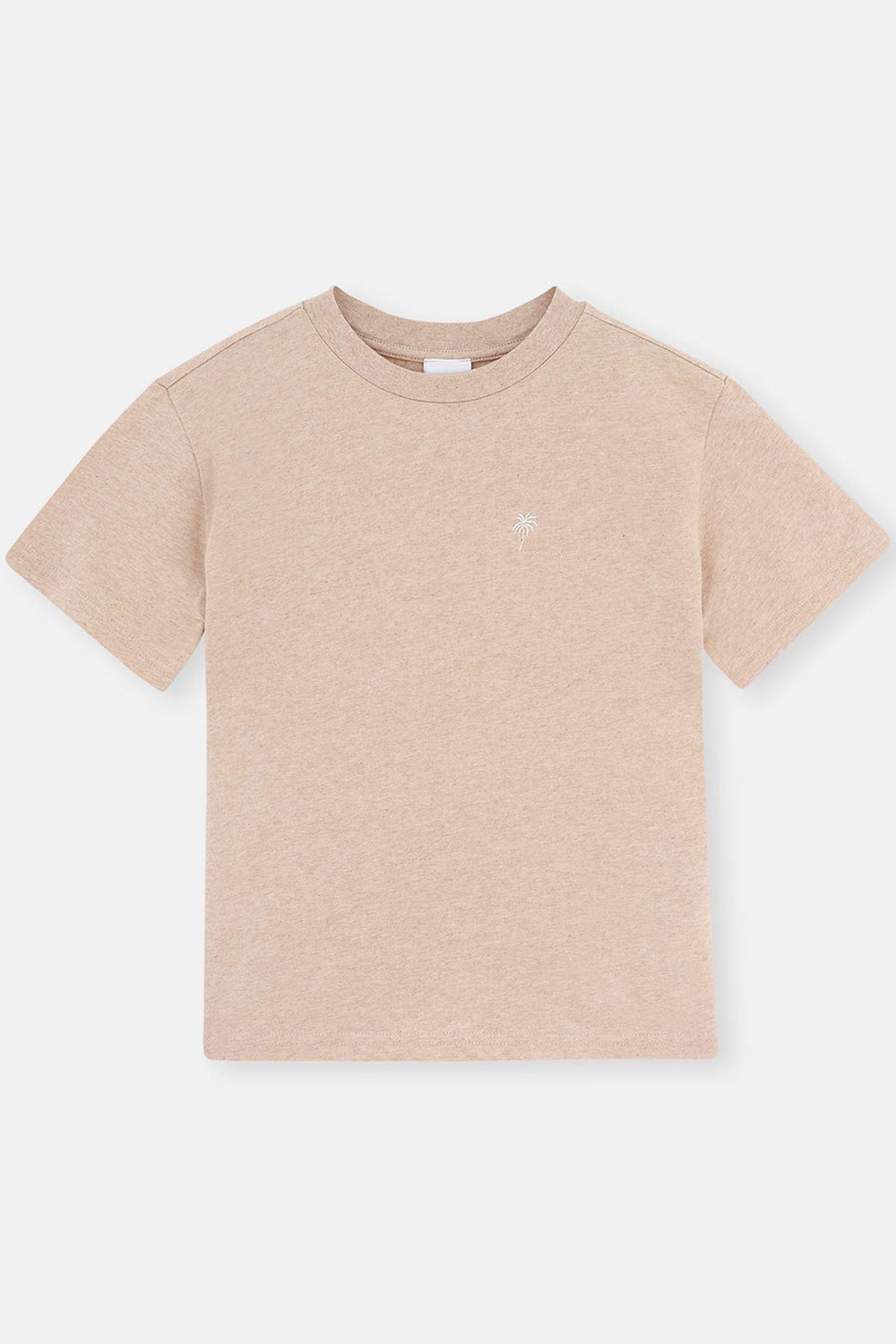 BROWN NATURAL COLORED LOCAL COTTON UNISEX T-SHIRT