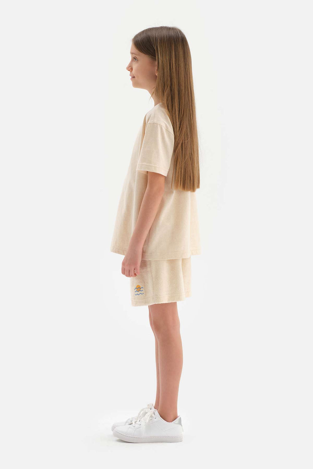 BEIGE NATURAL COLORED LOCAL COTTON UNISEX T-SHIRT